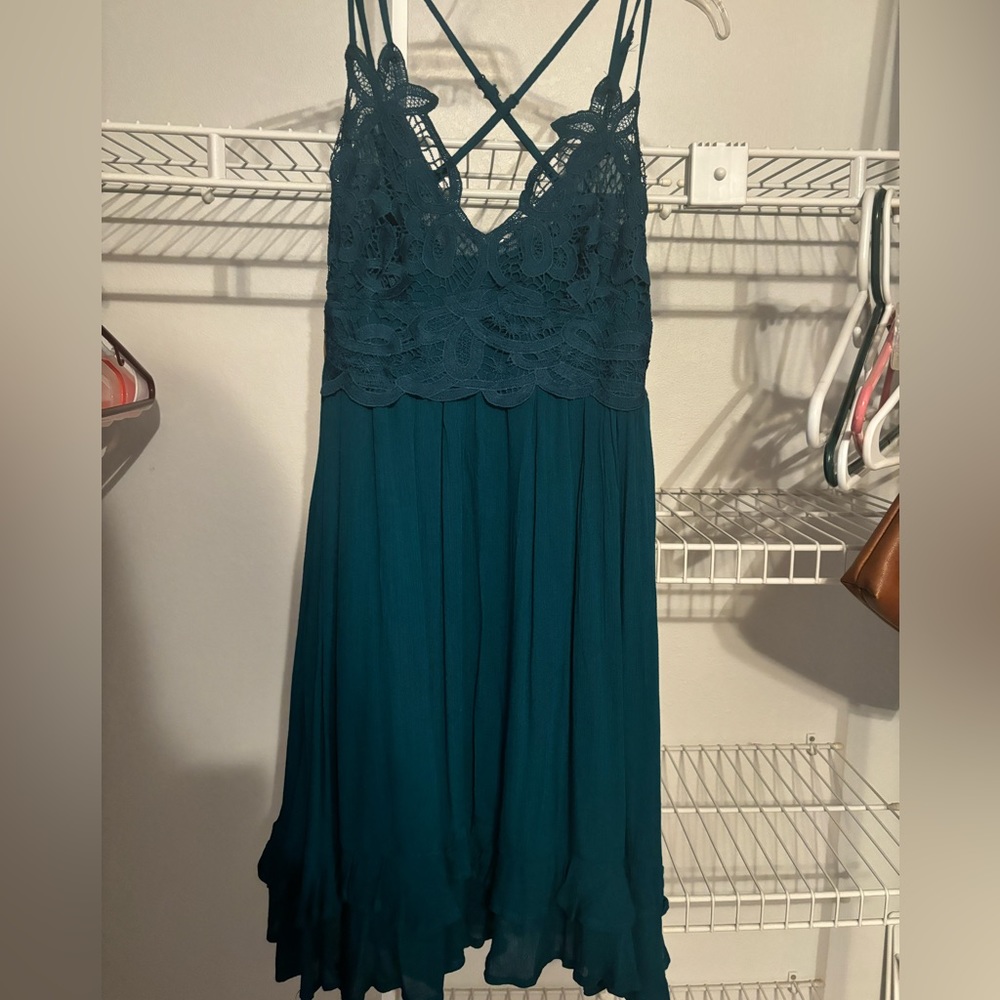 Dry Goods Teal Dress